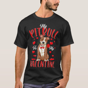 Camiseta Engraçado Pitbull Este É O Meu Dia de os namorados