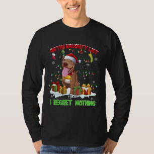 Camiseta Engraçado Pitbull Natal Feio Cachorro Feio