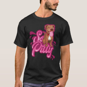 Camiseta Engraçado Pitbull Terrier Tão Brejo
