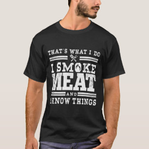 Camiseta Engraçado Pitmaster Eu Fumo Churrasco De Carne Gif