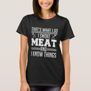 Camiseta Engraçado Pitmaster Eu Fumo Pai Fumante De Churras