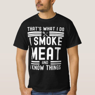 Camiseta Engraçado Pitmaster-I Fumar presente de CHURRASCO
