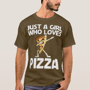 Camiseta Engraçado Pizza Art Para Meninas Mãe Pizza Slice I