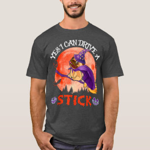 Camiseta Engraçado Pode Levar Uma Bruxa De Cachorro De Hall