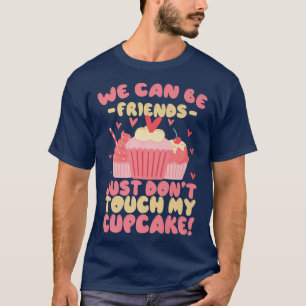 Camiseta Engraçado, podemos ser amigos, não me toques