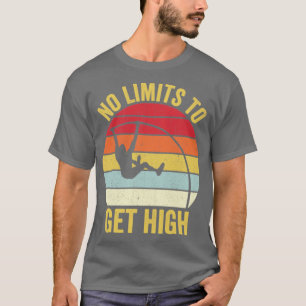 Camiseta Engraçado Pole Vault Sem Limites Para Obter Oi
