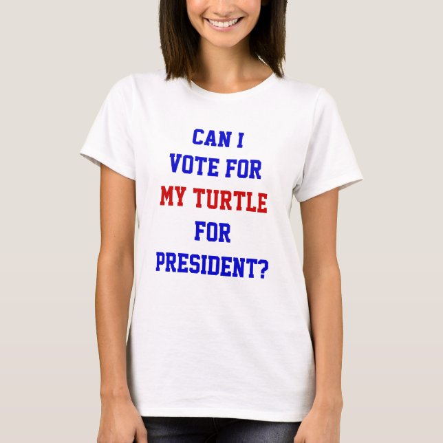 Camiseta Engraçado Política Votar Para Citação Do President (Frente)
