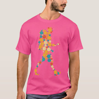 Camiseta Engraçado Polka caminhando no Dia Internacional do