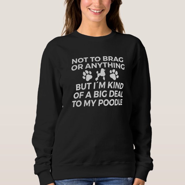Camiseta Engraçado Poodle (Frente)