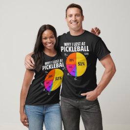 Camiseta Engraçado Por Que Perdi No Pickleball