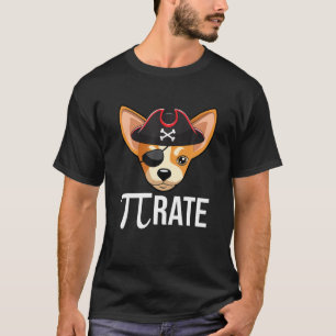Camiseta Engraçado Porco Chihuahua Feliz Dia Pi 3.14 Matemá