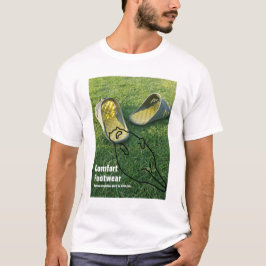 Camiseta Engraçado Poster de anúncio