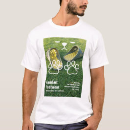 Camiseta Engraçado Poster de anúncio