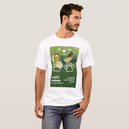 Camiseta Engraçado Poster de anúncio