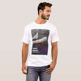 Camiseta Engraçado Poster de anúncio