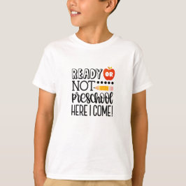 Camiseta Engraçado pré-escola de volta à prenda escolar