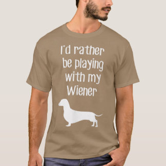 Camiseta Engraçado, Preferencialmente Brincando Com O Meu S