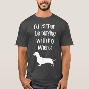 Camiseta Engraçado, Preferencialmente Brincando Com O Meu S