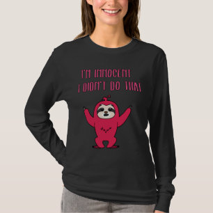 Camiseta Engraçado Preguiçoso Mas Design Bonito Eu Fiz Aque