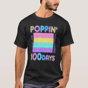 Camiseta Engraçado Prendendo Meu Caminho Por 100 Dias De Es