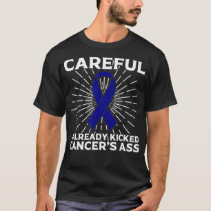 Camiseta Engraçado Presente De Consciência Do Cancer Colon 