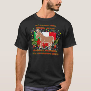 Camiseta Engraçado Presente De Natal Dominick O Natal Itali