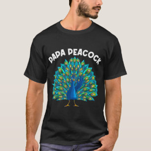 Camiseta Engraçado Presente De Peacock Para Pais Homens Pa