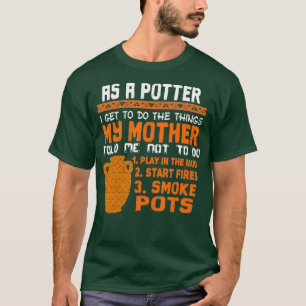 Camiseta Engraçado Presente De Potter Para Artista Da Cer