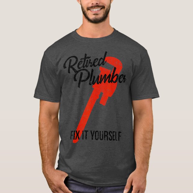 Camiseta Engraçado Presente de Reforma Aposentado Arrumar (Frente)