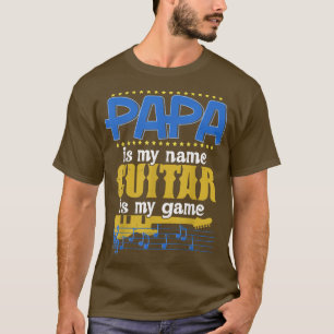 Camiseta Engraçado Presente de Violão para o Dia de os pais