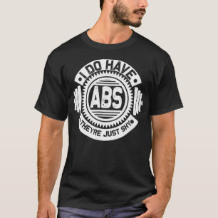 Camiseta Engraçado Presente Engraçado Eu Tenho Abs Eles São