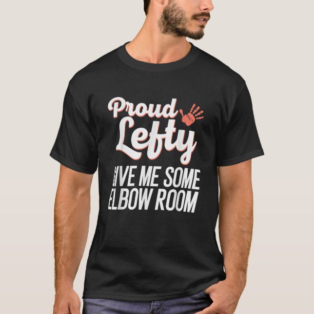 Camiseta Engraçado Presente Esquerdo Para Crianças Mulheres (Frente)