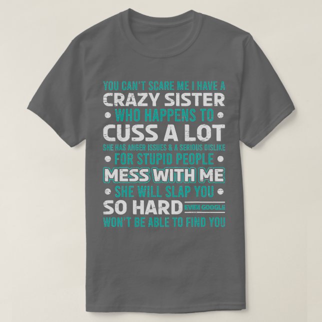Camiseta Engraçado presente para Irmão da Irmã Incrível Bir (Frente do Design)