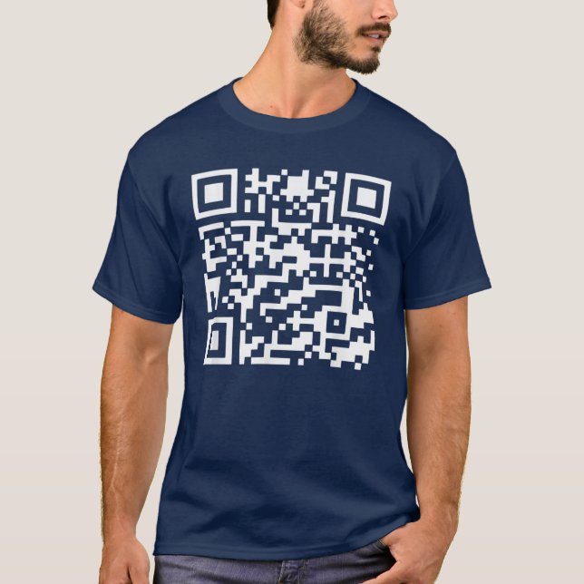 Camiseta Engraçado Presidente do QR Trump Dance Code (Frente)