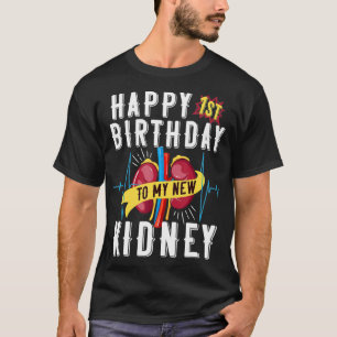 Camiseta Engraçado primeiro aniversario de aniversário de