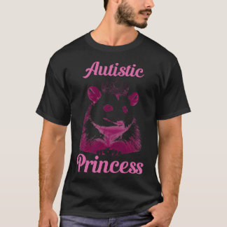 Camiseta Engraçado Princesa Autista