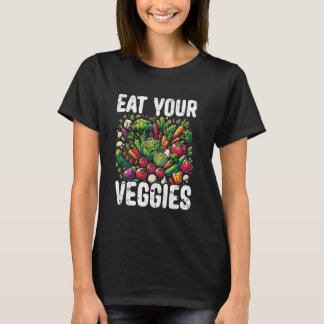 Camiseta Engraçado Pro Vegan Ativism Gift Por Ela - Coma Se