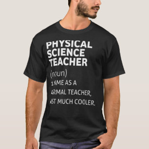 Camiseta Engraçado Professor de Ciências Físicas