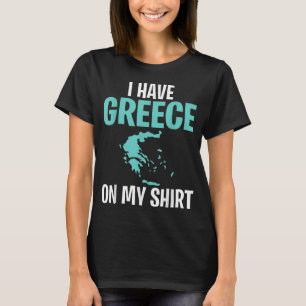 Camiseta Engraçado Professor de Geografia Eu Tenho Grécia e