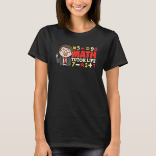 Camiseta Engraçado Professor de Matemática - Educação Escol