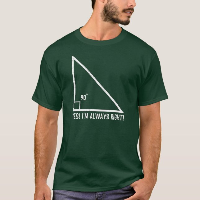 Camiseta Engraçado Professor de Matemática/Matemática (Frente)