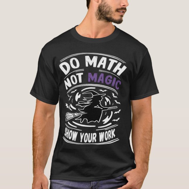 Camiseta Engraçado professor de matemática não faz matemáti (Frente)