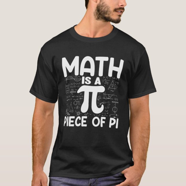 Camiseta Engraçado Professor de Matemática Pi Homens Mulher (Frente)