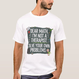 Camiseta Engraçado professor de matemática - Querida matemá