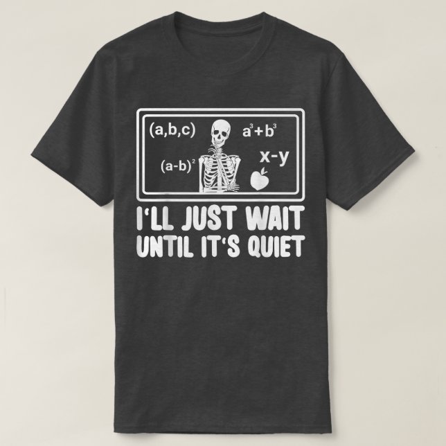 Camiseta Engraçado Professor de sala de aula, eu só vou esp (Frente do Design)