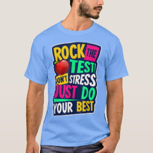 Camiseta Engraçado Professor Que Testa O Ensino De Testes