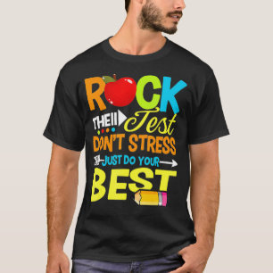 Camiseta Engraçado Professor Que Testa O Ensino De Testes