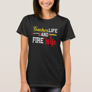 Camiseta Engraçado Professora De Esposa Incêntrica E Esposa
