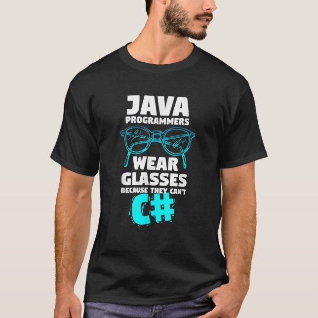 Camiseta Engraçado programador Java Cite Humor de Ciência d (Frente)