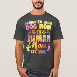 Camiseta Engraçado Promovido Da Mãe Do Cachorro Para A Mãe